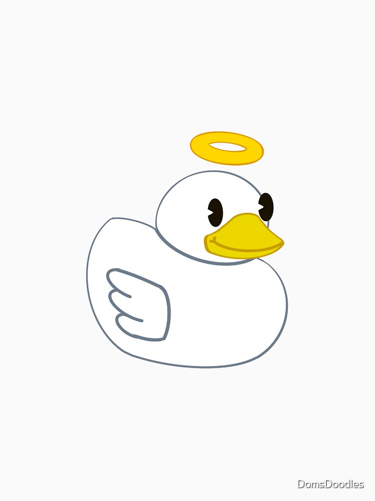 the angel rubber duck by DomsDoodles
