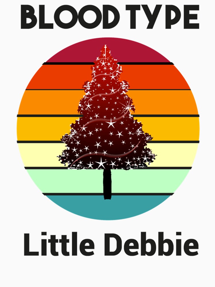 Blood Type Little Debbie Christmas Cake lovers by JagatapStore
