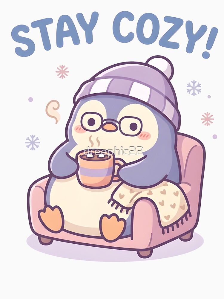 Stay Cozy Penguin by dreephic22