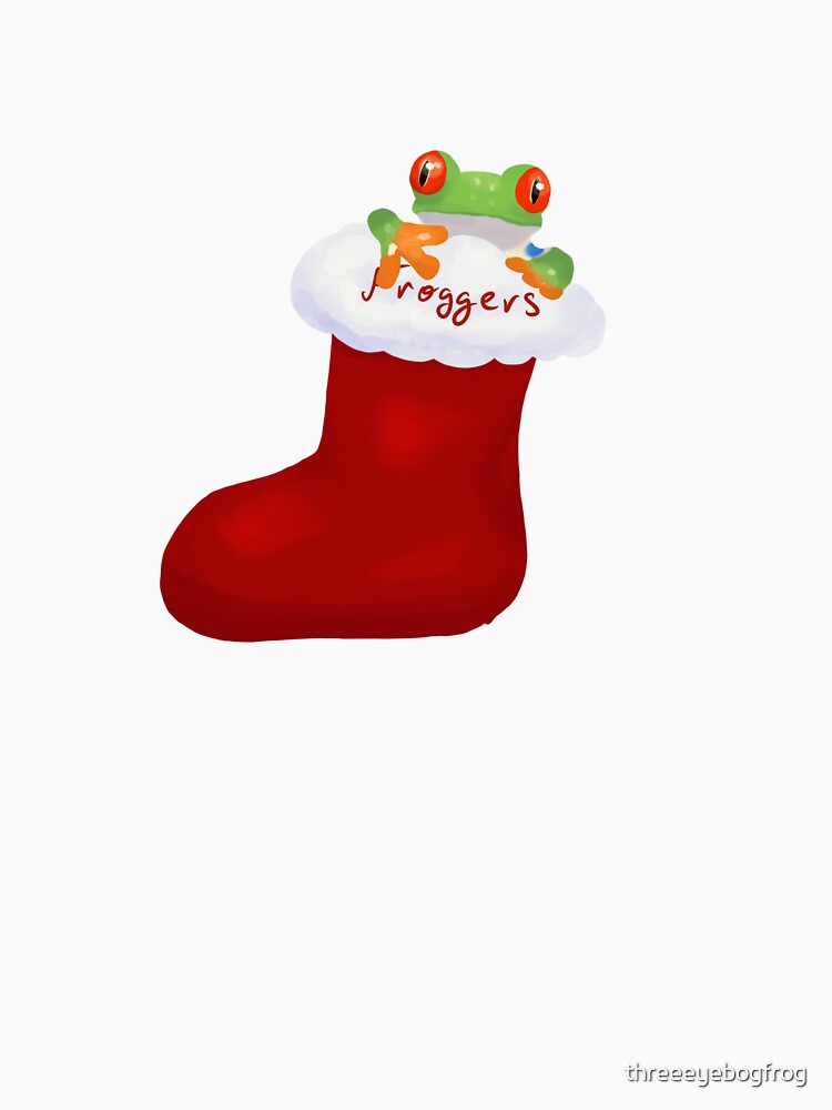 Froggy Stocking by threeeyebogfrog