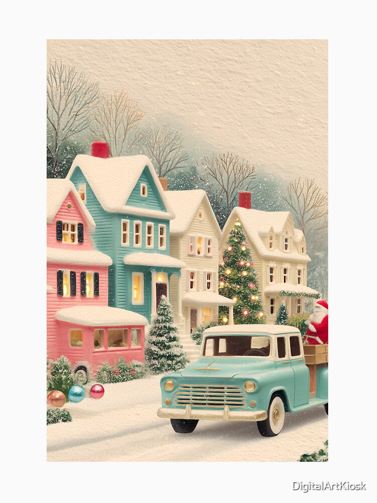 Vintage Pastel Christmas by DigitalArtKiosk
