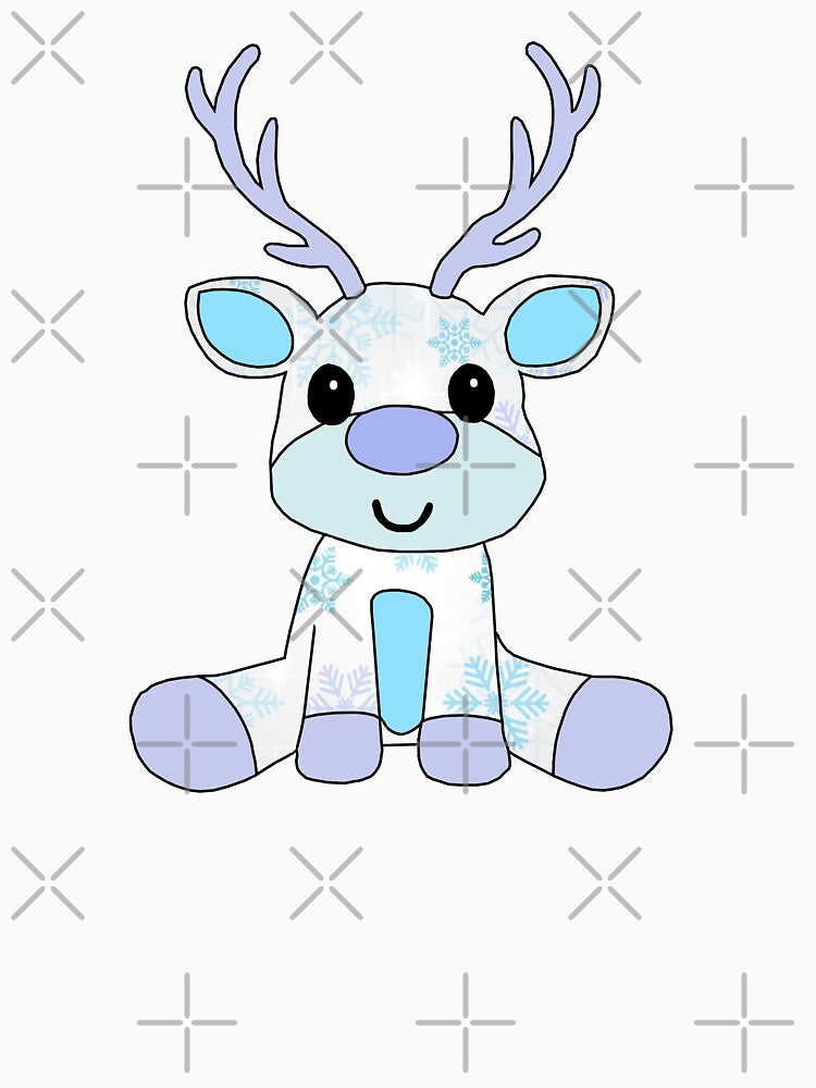 festive little reindeer (snowflake edition) by ShipsinParadise
