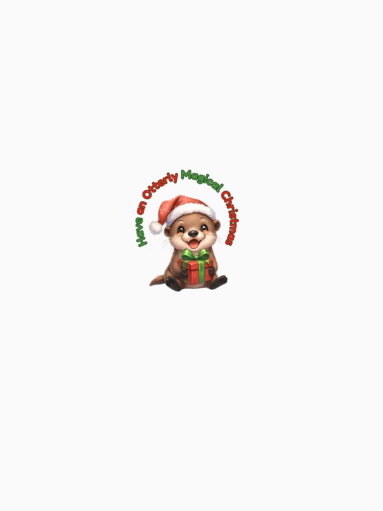 Otterly Magical Christmas Sticker by ZKCreations