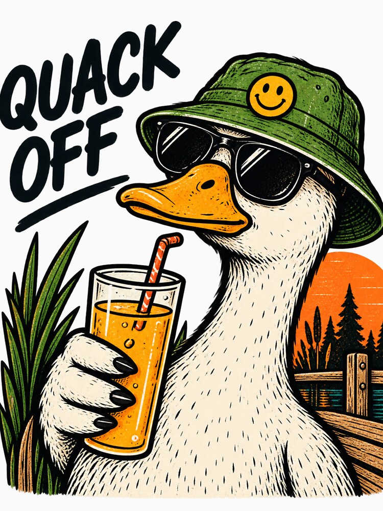 Quack Off Cool Duck by Houldi