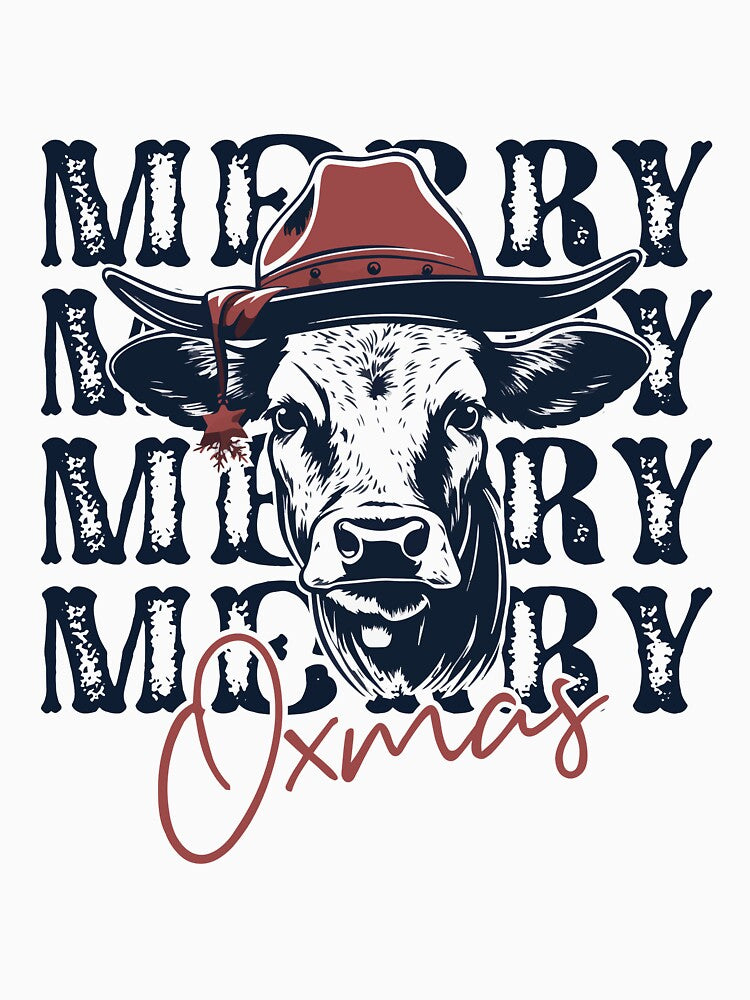 Merry Oxmas, Country Christmas, Western Christmas by EsteticaVerus