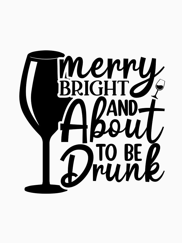 Merry bright and about to be drunk by redderkunziee