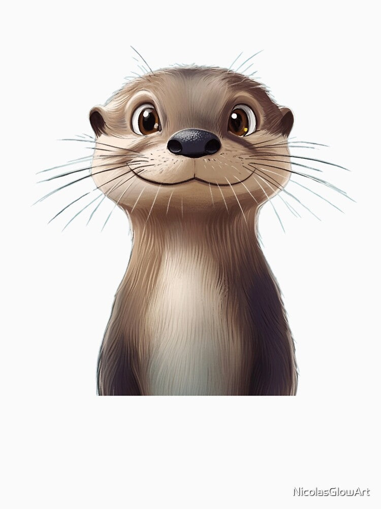 Cute Otter by NicolasGlowArt