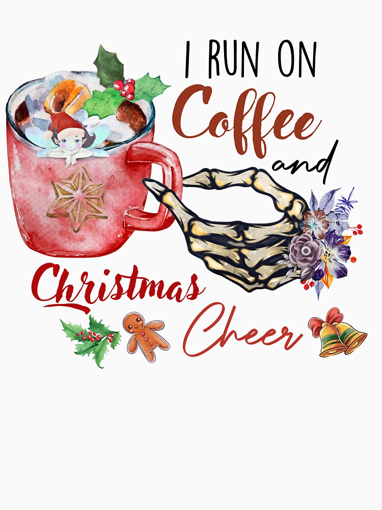 i run on coffee and christmas cheer by jeananastore
