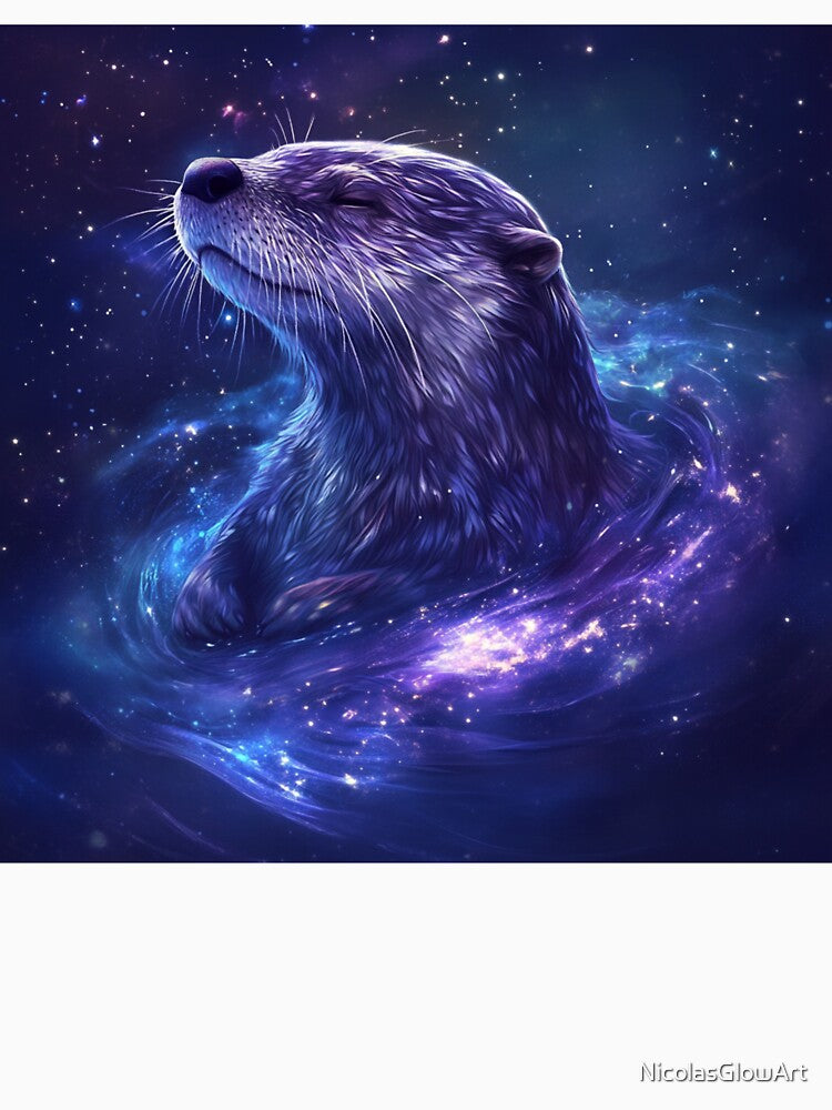Otter Cosmo by NicolasGlowArt