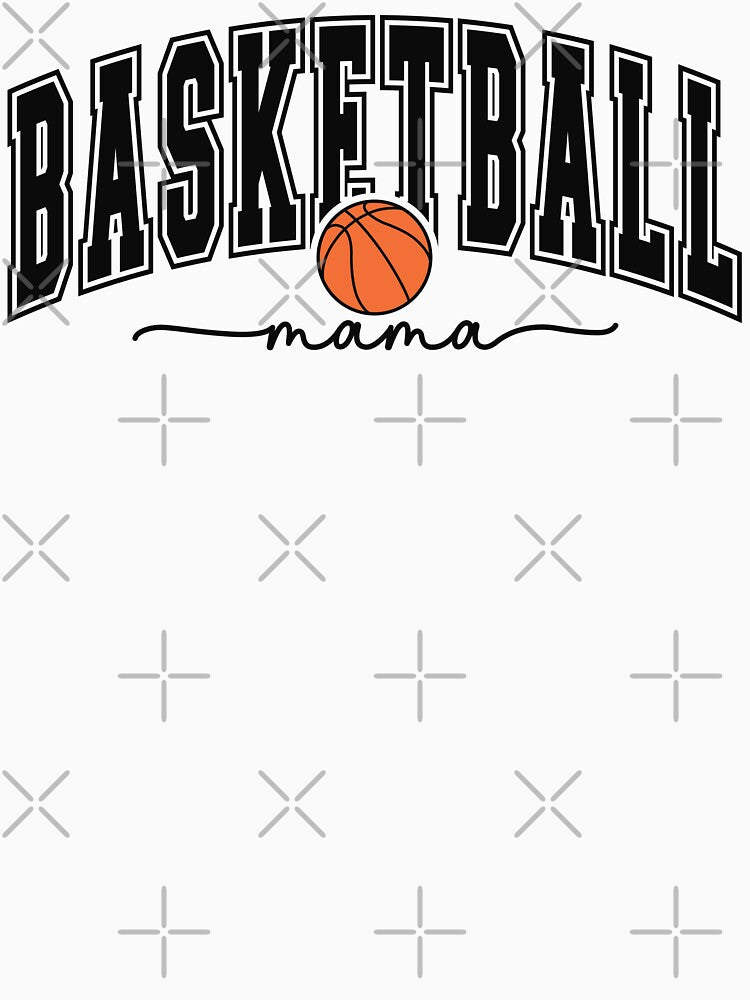 Vintage Basketball Mama Collegiate Game Day Sports Varsity by Thanaphat