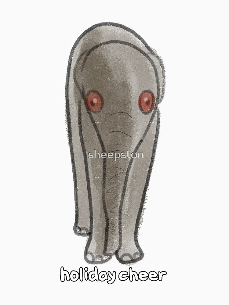 Holiday Cheer Elephant by sheepston