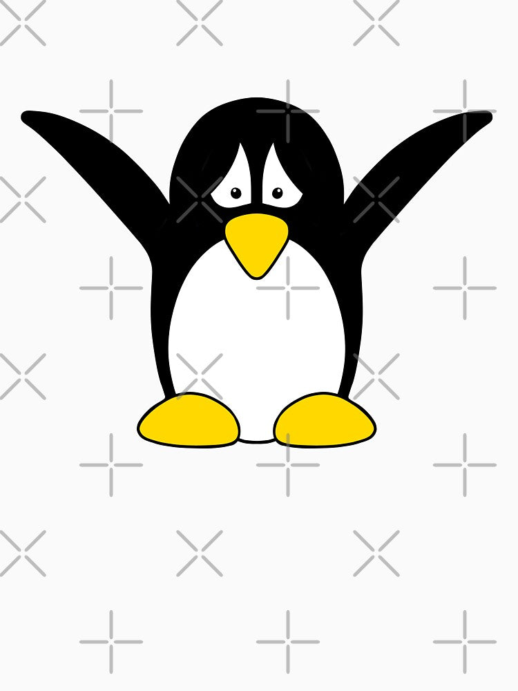 Funny Cartoon Penguin Art by Sartoris Art