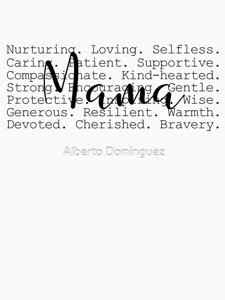 Mama definition by Alberto Dominguez
