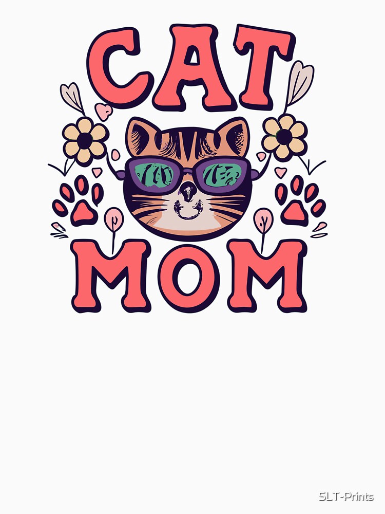 Vintage Cat Mom by SLT-Prints