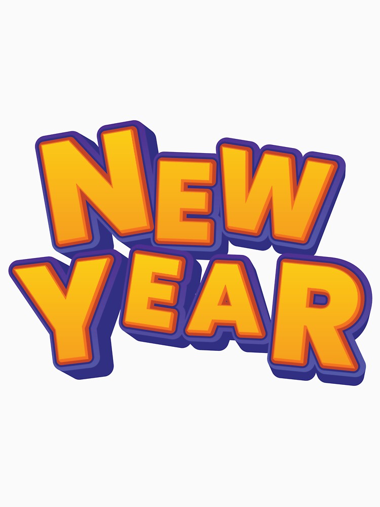 New Year Graphic Design by zoripet Store