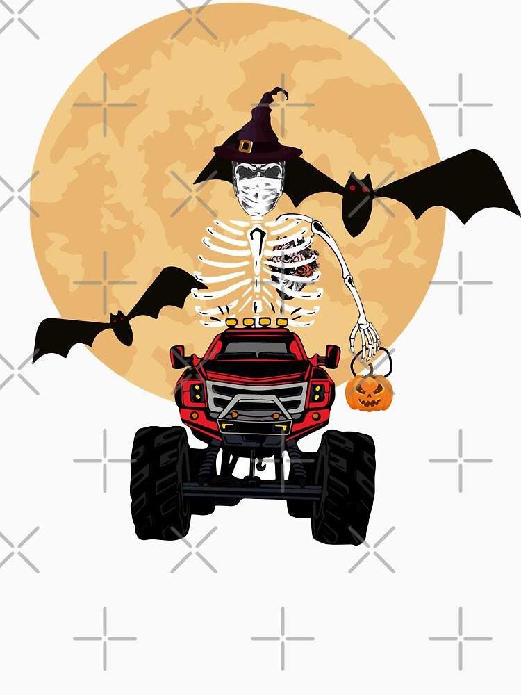 Christmas Monster Riding Monster Truck by STOREMAAR