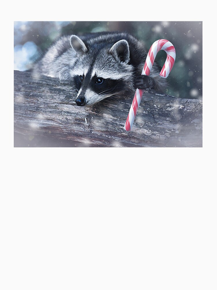 Holiday raccoon by Cayra Arts