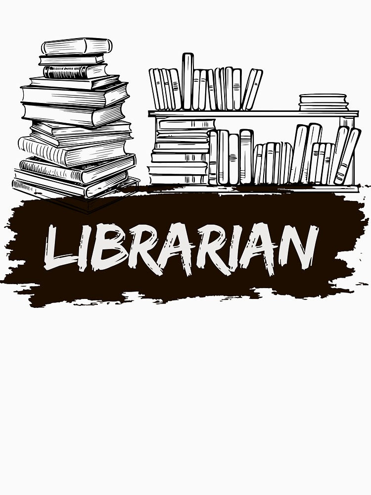 Librarian Life Design | Book Lover & Library Professional Gift by ChooseAndPrint