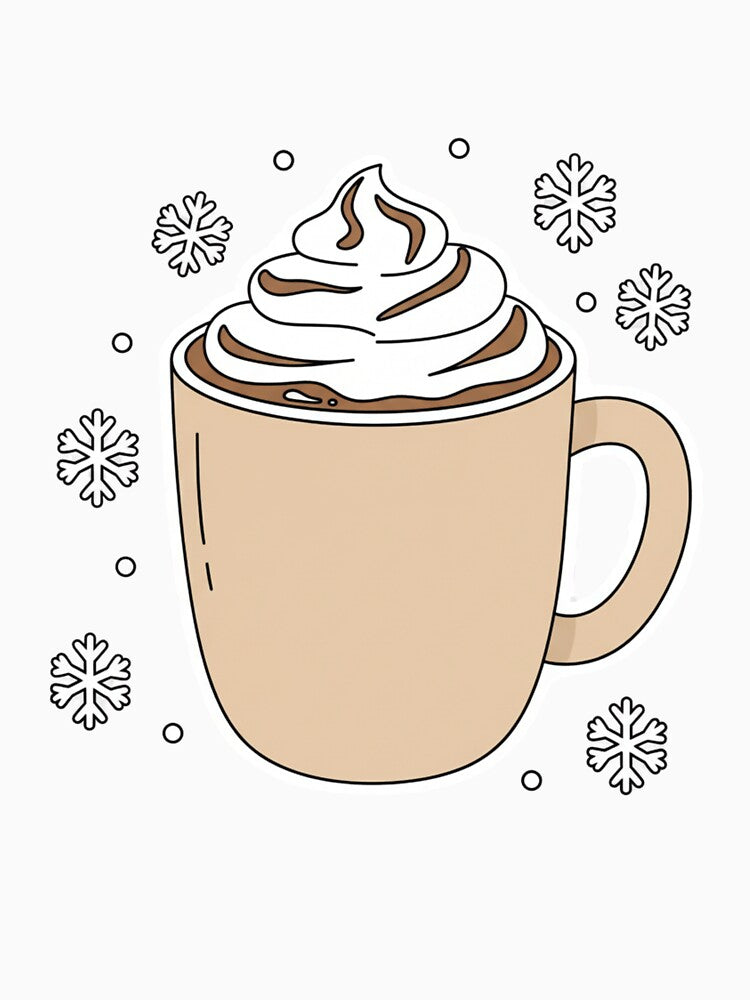 Cozy Winter Coffee Cup – Aesthetic Coffee Lover Design by Amr Darwish Graphic designer