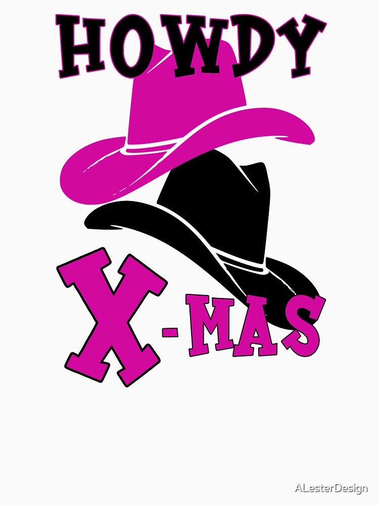 Pink Western Howdy X-mas by ALesterDesign