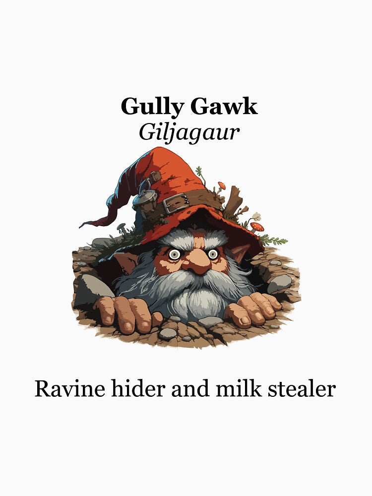 The Yule Lads: Gully Gawk (Giljagaur) by BaldMonkDesigns