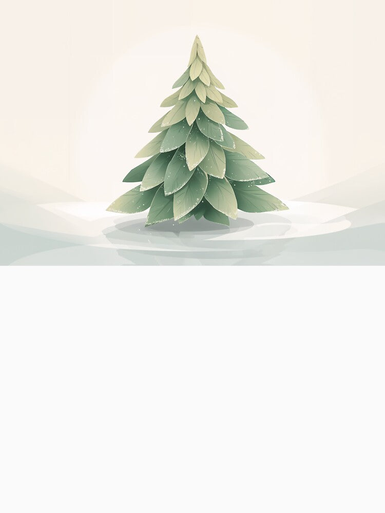 Minimal Winter Tree by InkoraStudios