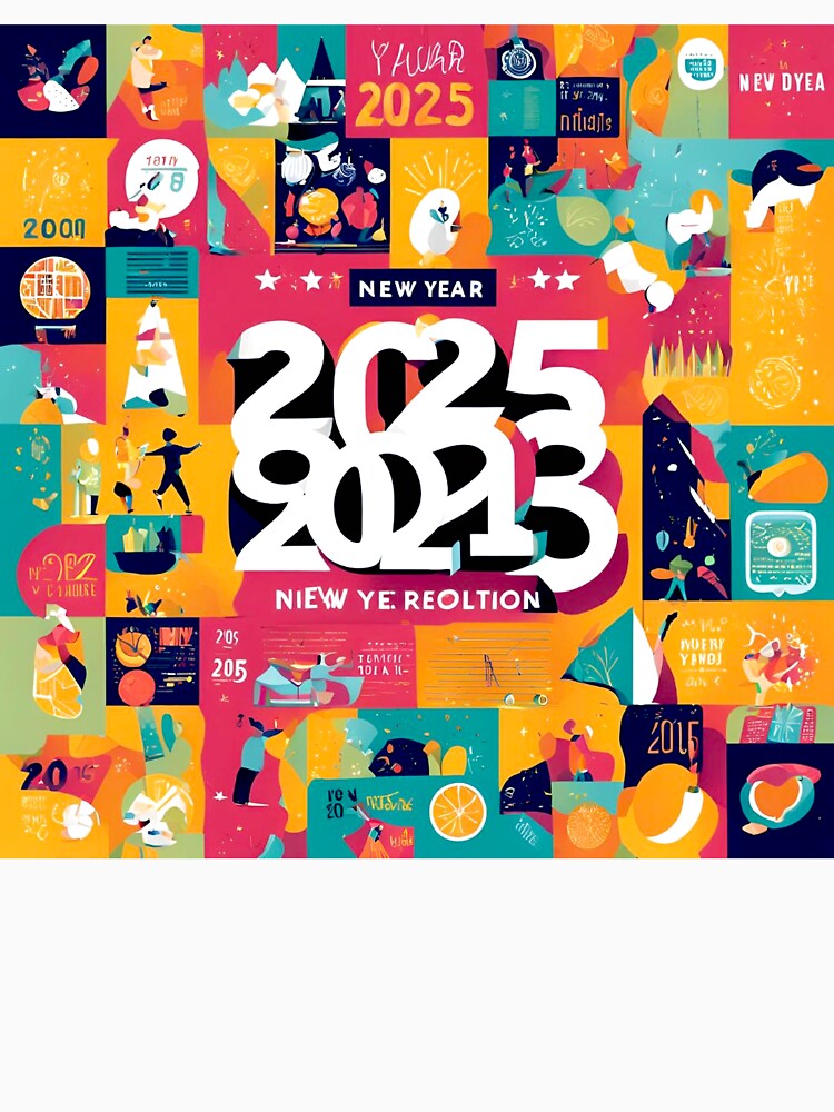 Resolution, future pattern, year 2025 3 by MetallenaLux