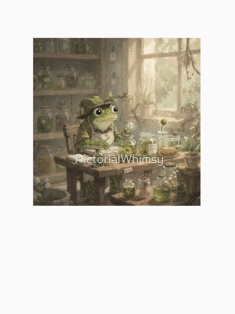 Frog Herbalist's Dubious Remedies by PictorialWhimsy