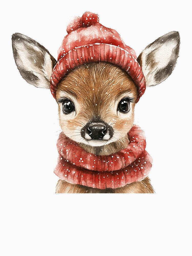 Copy of Funny deer, Marry Christmas sticker. by AlinaMalina24