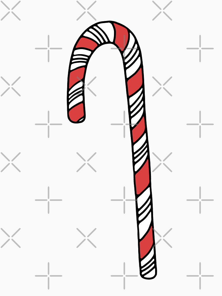 Christmas Holiday Candy Cane Pattern by murialbezanson