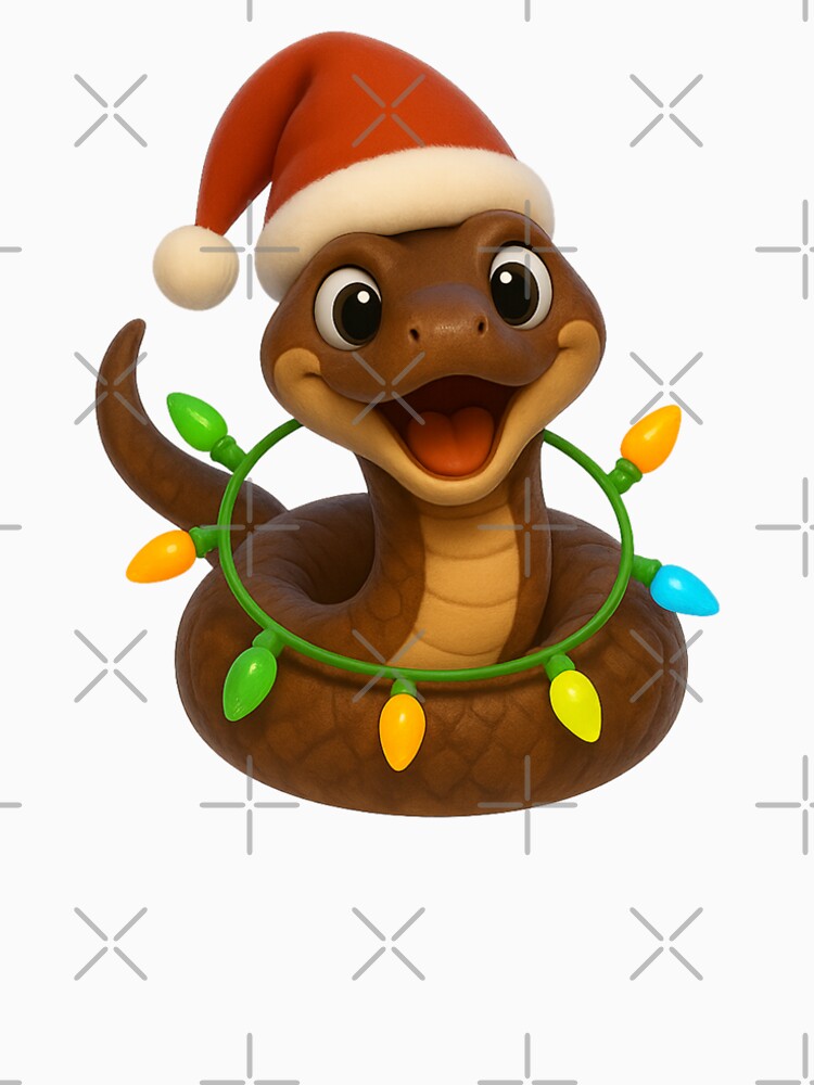 Moccasin Snake Christmas Lights by Sillytoe
