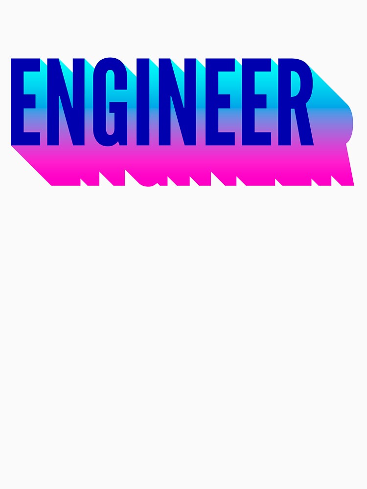 Engineer With Long Gradient Shadow by SVPOD