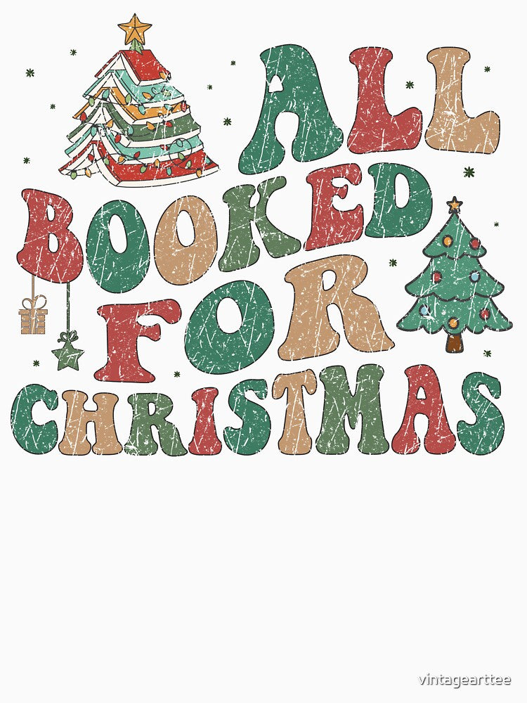 All Booked For Christmas by vintagearttee