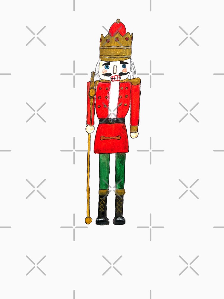 Nutcracker Watercolor Christmas by Artbymonika