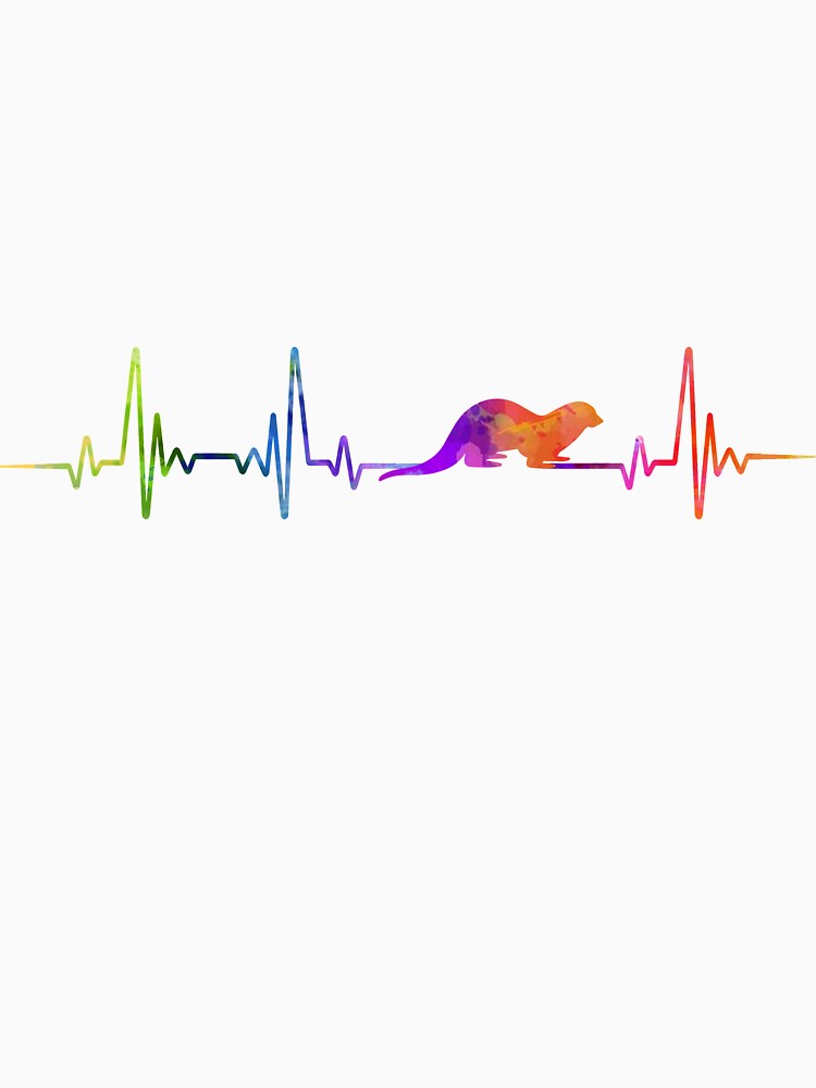 OTTER heartbeat  watercolor by loves789