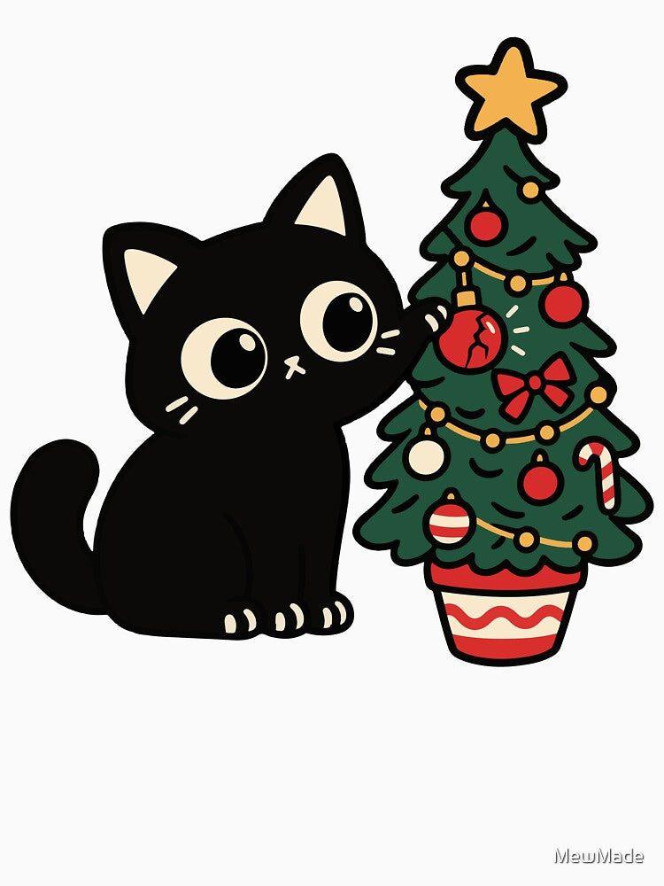 Mischievous Cat Broke the Christmas Lights by MewMade