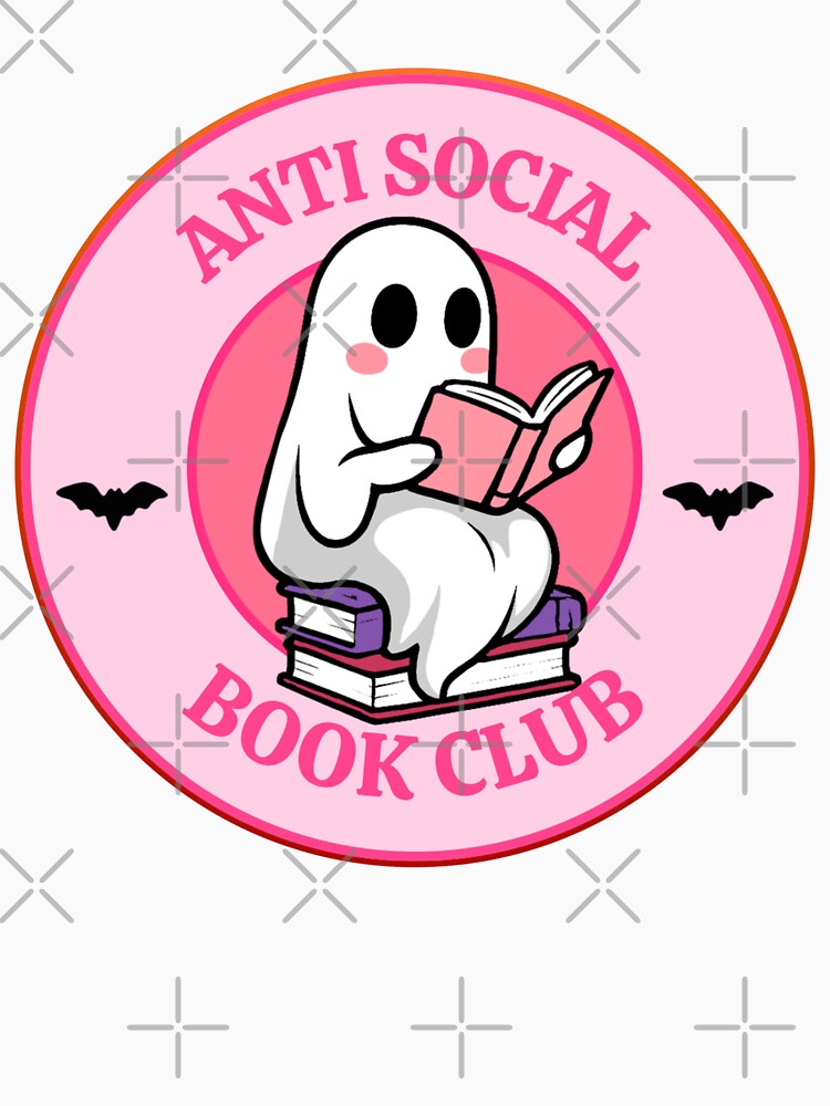 Anti Social Book Club Ghost by FarieArt