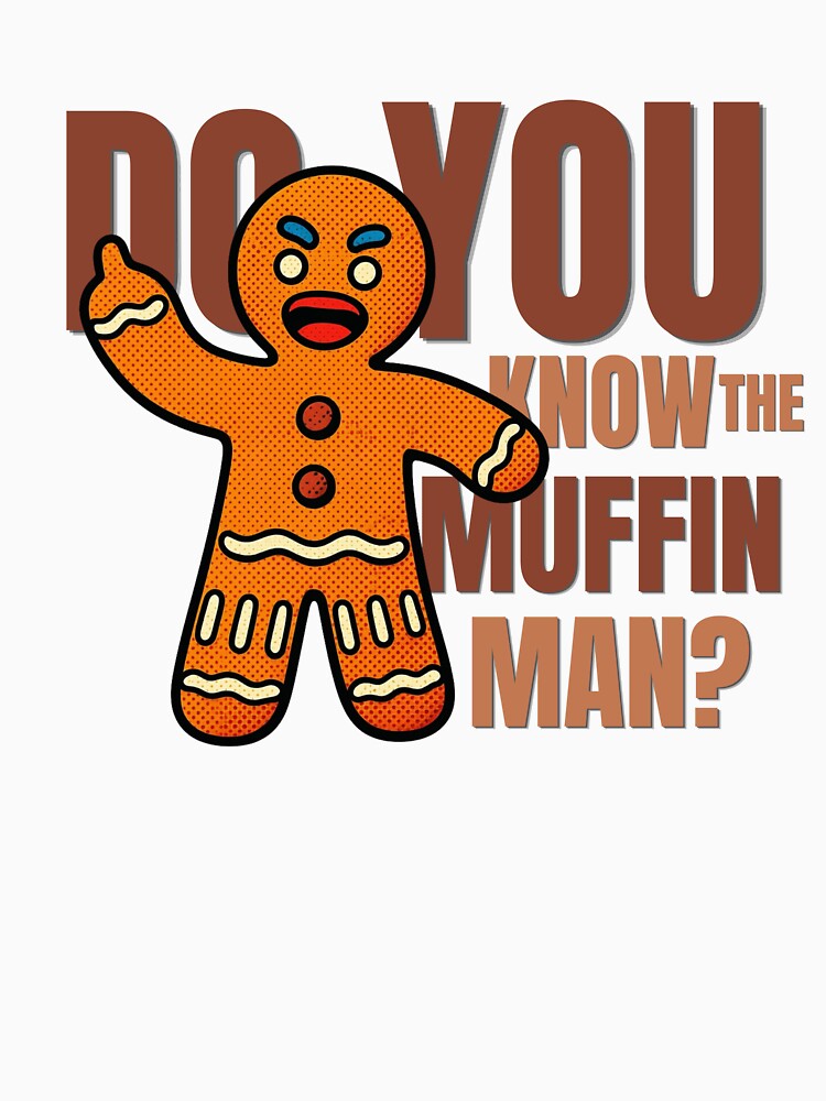 Do You Know The Muffin Man Cute Retro Bakery by LuxuryHue
