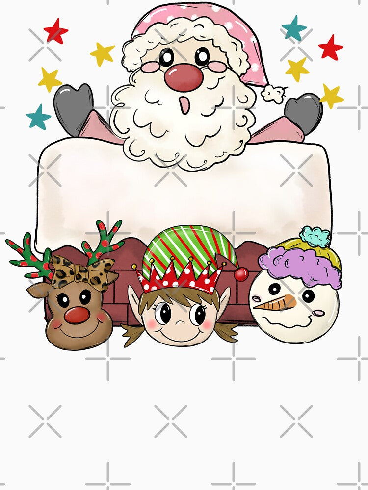 pink christmas santa by JavierShih