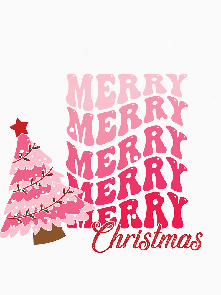 Pink Merry Christmas by megmcghee