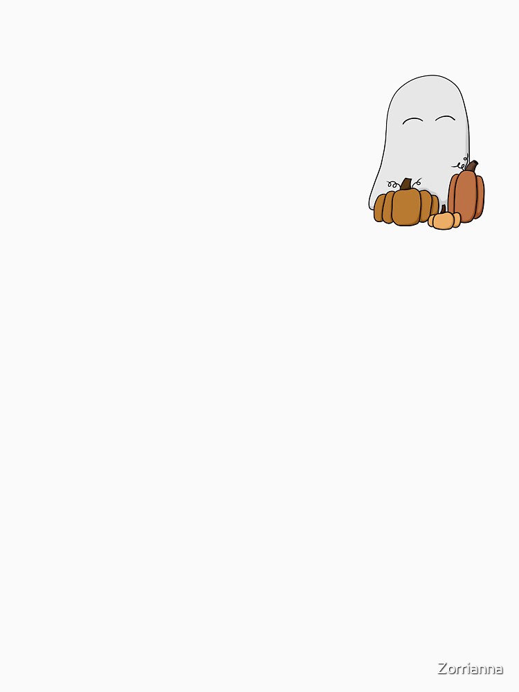 Ghost with Pumpkins by Zorrianna
