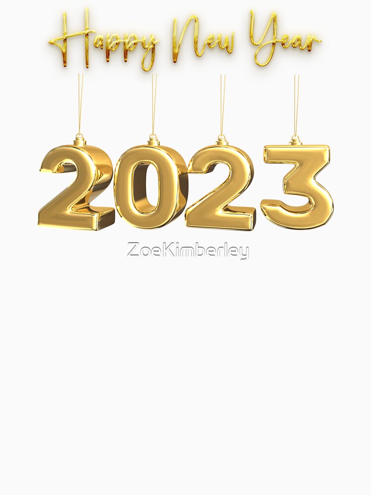 Happy New Year 2023 gold 2 by ZoeKimberley