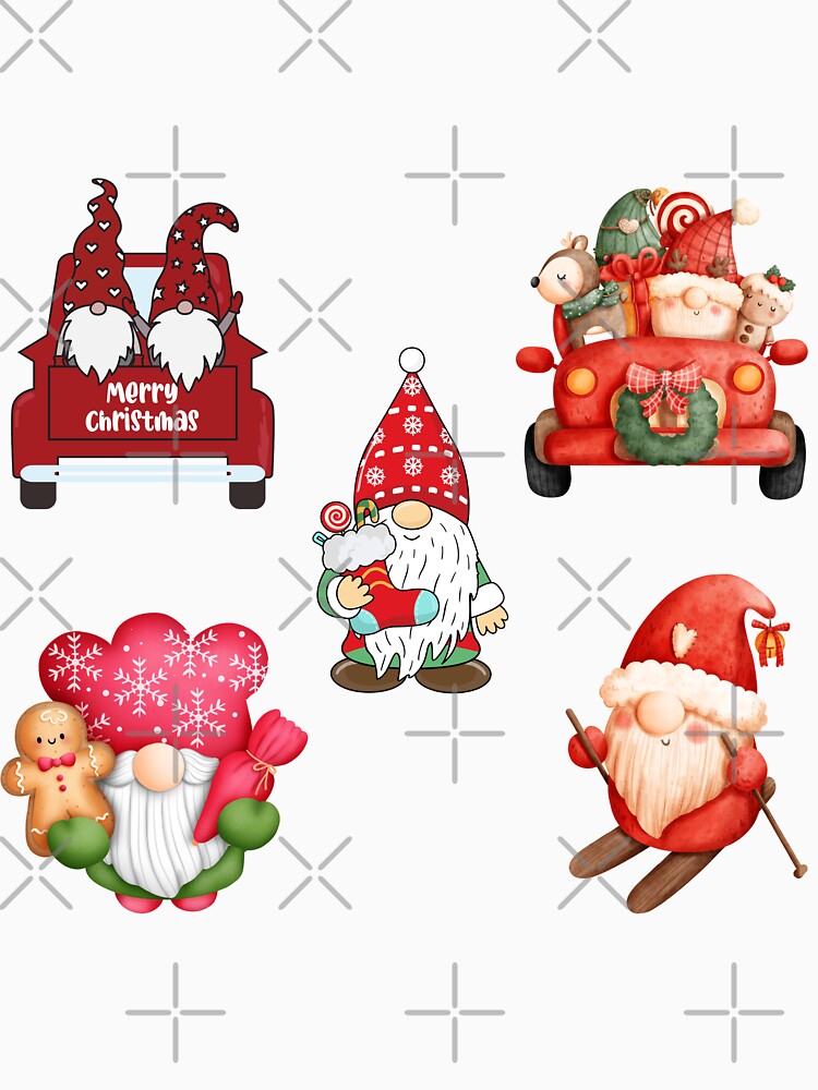 Vintage Christmas Gnome Cute Pack by ecdato