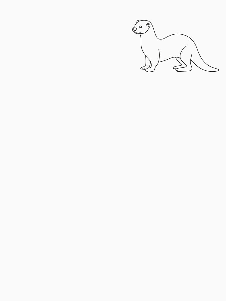 Otter Elegant 2 Line Art Gift by OneLine Studio
