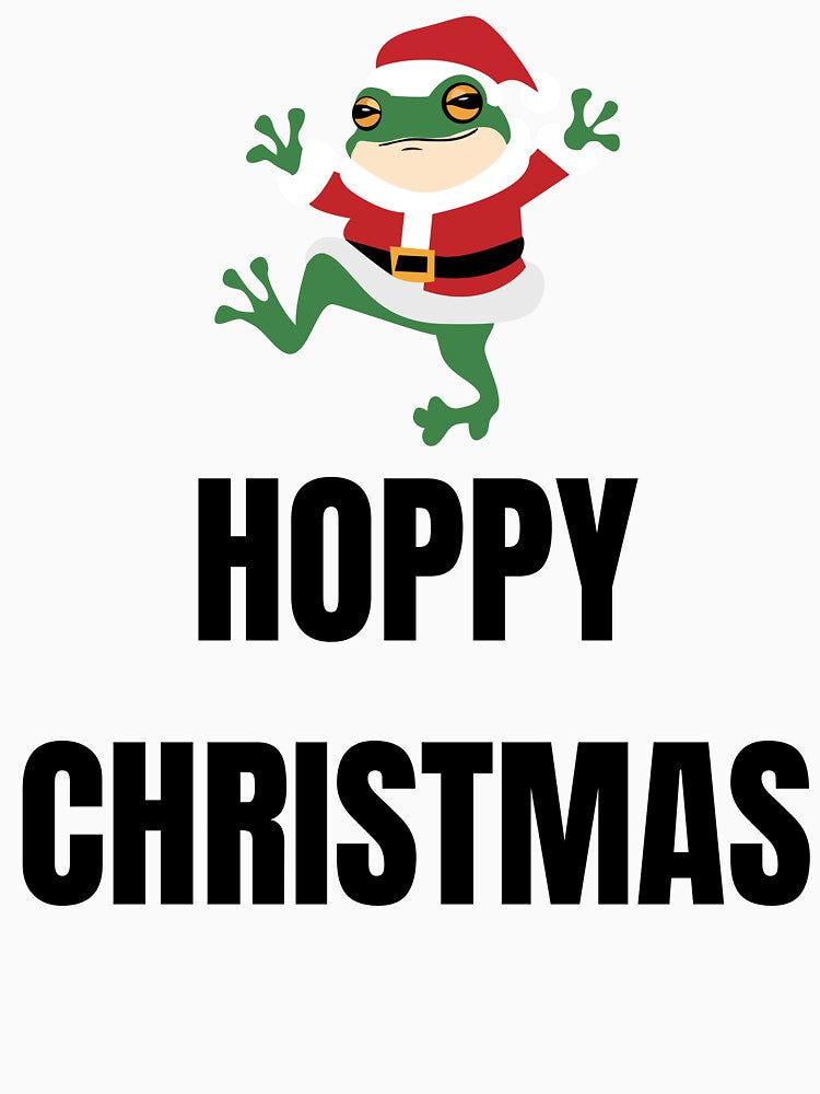 Hoppy Christmas Cute Frog Santa Design by Mother1Joseph