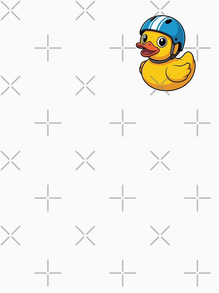Skater Helmet Rubber Duck by MonkiFlipp