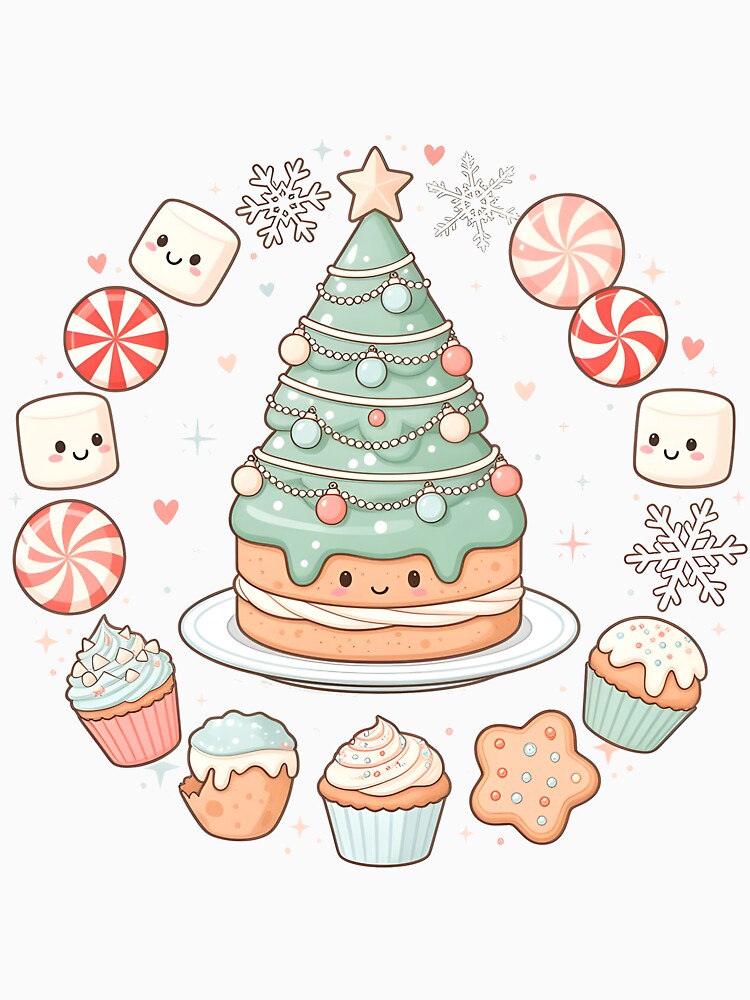 christmas tree Cake Winter Sweets by Uglyandcute