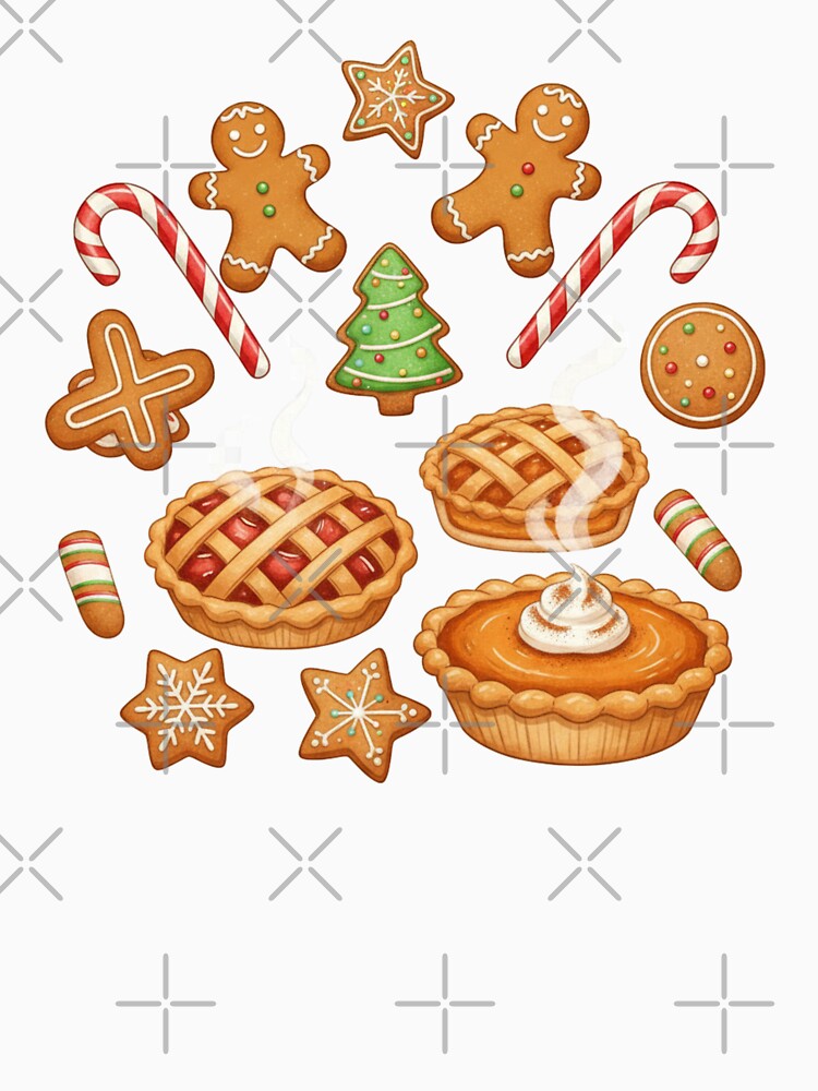 Christmas Cookies – Cute Holiday Baking Design, Festive Cookie Lover Shirt, Sweet Christmas Gift for Bakers & Families by Infinirish