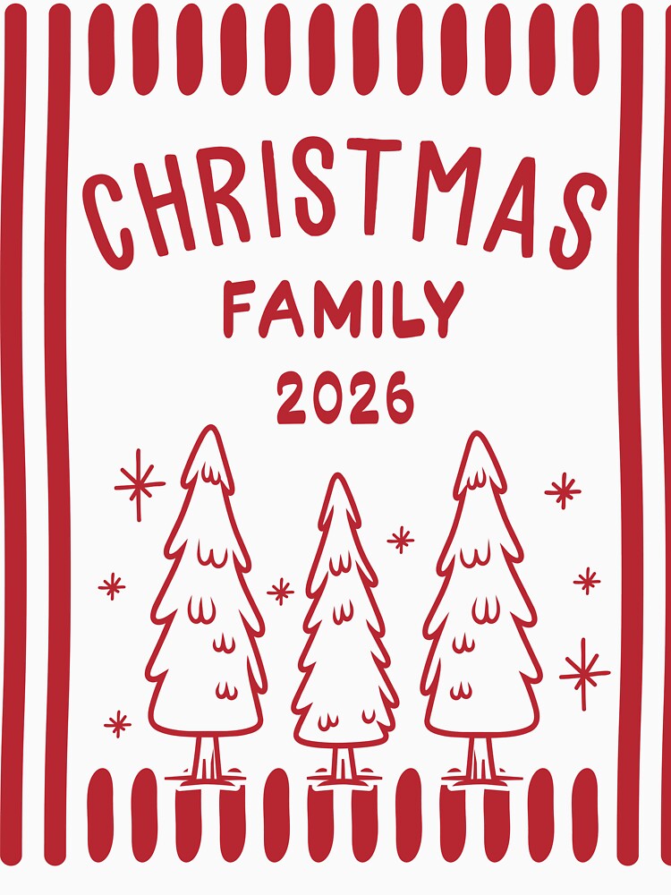 Christmas Family 2026 Shirts Matching Family Xmas Holiday Tee by LessIsLoud