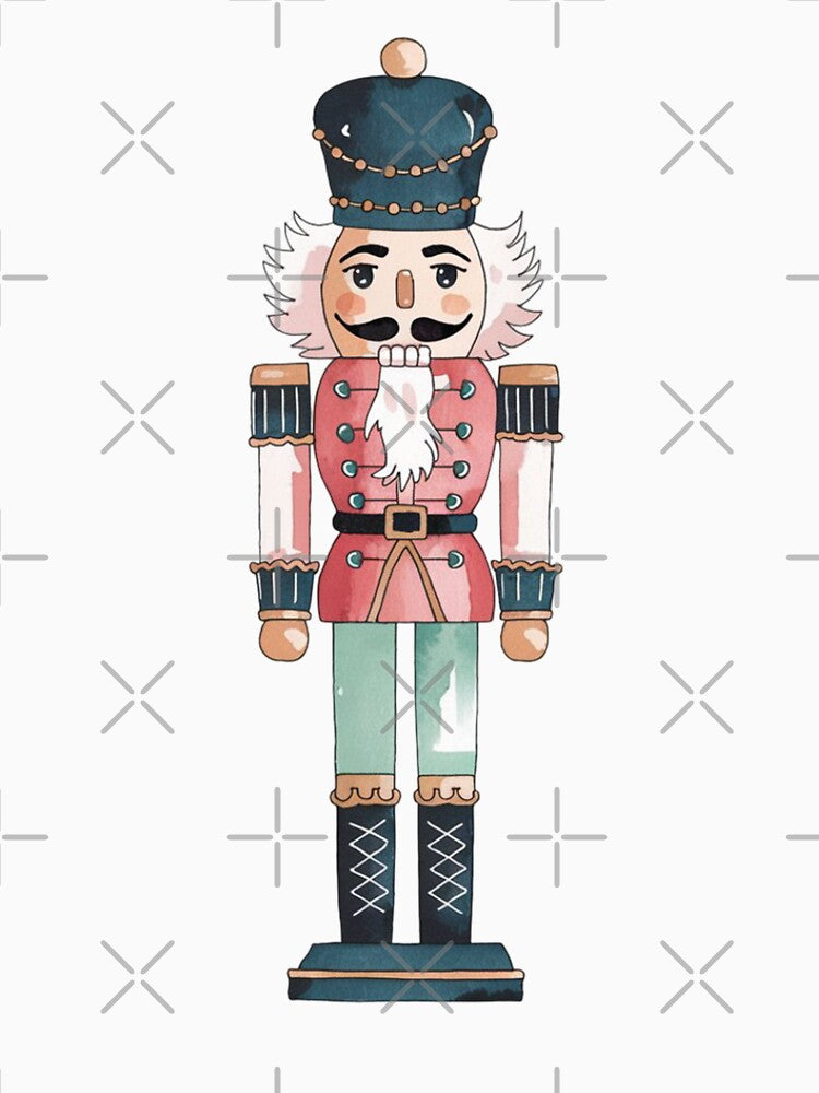 watercolor nutcracker soldier Christmas  design by SOUFIANE1991